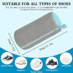Shoe Washing Bag, Laundry Shoe Bag, Reusable Shoe Washing Bag, 360 ° Deep Cleaning,Suitable for All Shoe Types, With Self-Locking Zipper, 2-pack (Grey)