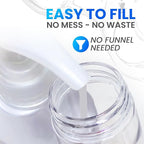 Venicor 5 Pack 3.4 oz (100ml) Travel Bottles for Toiletries - TSA Approved Plastic Empty Travel Size Shampoo Bottles Containers with Labels - Wide Mouth