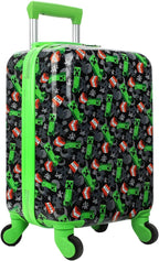 Bioworld Minecraft Creepers 2-Piece Backpack & 18" Luggage Set