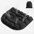 Inflatable Travel Seat Cushion for Airplane - Portable Air Pad with Built-in Pump for Long Flights & Car Rides - Ergonomic Tailbone Pain Relief for Office Chair, Wheelchair, Stadium