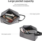 Icramsy Travel Toiletry bag Toiletry bag for women men Hanging Cosmetic bag Travel accessories for Women Men (Grey)