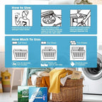 AIDEA Laundry Detergent Sheets, Unscented-(160 Loads) 80 Sheets, Laundry Soap, Washer Detergent, Liquid-Free Dryer Sheet for Travel, Home Washing