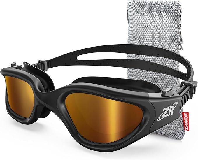 ZIONOR Swim Goggles, Upgraded G1 Polarized Swimming Goggles Anti-Fog for Adult Men Women