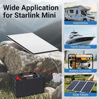 Starlink Mini 12V Boost Converter with DC Power Cord, 12V/24V to 30V 3.5A Converter Kit DC Male Plug for Starlink Mini, Truck RV (9.8ft)