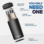 Frost Buddy Universal Can Cooler - Fits all - Stainless Steel Can Cooler for 12 oz & 16 oz Regular or Slim Cans & Bottles - Stainless Steel (Love Sparks)