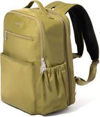 Baggallini Tribeca Expandable Laptop Backpack - 15"x11" Lightweight RFID Computer Bag for Work & Travel with Luggage Sleeve