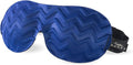 Bucky Ultralight Travel & Sleep Chevron Eye Mask, Navy, One Size