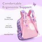 mommore Kids Backpack for Boys Girls 4-8 Kindergarten Elementary School Backpack with Lunch Box - 15” H Fit Folder