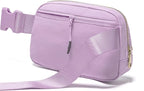 Gitus Initial Belt Bag Fanny Pack Crossbody Bag for Girls Birthday Gifts Age 8-10 Teen Girl Gifts Trend Stuff Personalized Letter Gifts for Daughter Sister (Lavender-J)