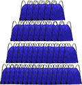 Grneric Drawstring Backpack Bulk 42 Pcs String Backpack Drawstring Bags Cinch Bag Sackpack for Men Women Gym (Navy Blue)