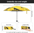 Cowboy Boots Pattern Umbrellas for Rain Windproof Small Folding Compact Mini Travel Umbrella for Purse Lightweight Portable Pocket for Women