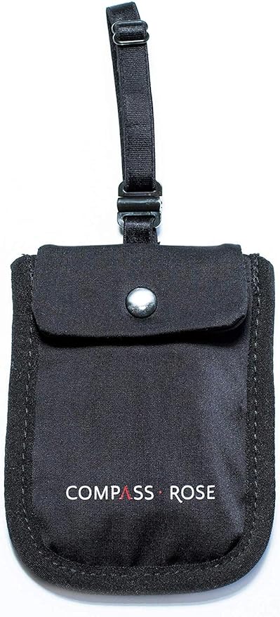 Secret Bra Wallet Women Hidden Pouch with RFID Protection and Adjustable Strap - Hidden Money Pouch for Cash, Credit Cards, or Hotel Room Key - Discreet Travel Bra Wallet