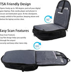 MATEIN College Large Travel Backpack, TSA Expandable Laptop Backpack, Anti Theft Computer Bag Fit 17.3 Inch Laptop Water Resistant College Computer Bag Gift for Men Women, Black