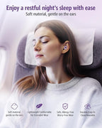 Ear Plugs Noise Cancelling for Sleeping: 45dB Earplugs with 8 Eartips & Ultra-Soft Silicone - Reusable Earbuds for Concerts, Travel, Snoring, Side Sleepers