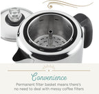 Farberware Classic Stainless Steel Yosemite 12-Cup Coffee Percolator, Percolator Coffee Pot
