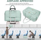 Travel Duffle Bag Weekender for Women - Carry-On Overnight Bag Personal Item Bag with Shoe Compartment & Wet Pocket Large Weekend Tote Bags with Toiletry Bag Hospital Bags for Labor and Delivery