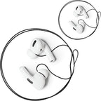 New Version of Anti-Lost Strap for Wireless in-Ear Earbuds with Ear Tips, Airpod pro Lanyard - Black 2pack (Compatible with Airpods Pro 1 2 3, Sony, Beats, Samsung, Bose)