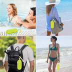 Swim Goggle Case For Swimming Goggles, Swimmer Gifts for Kids Teens Adults, Silicone Cases with Drain Hole