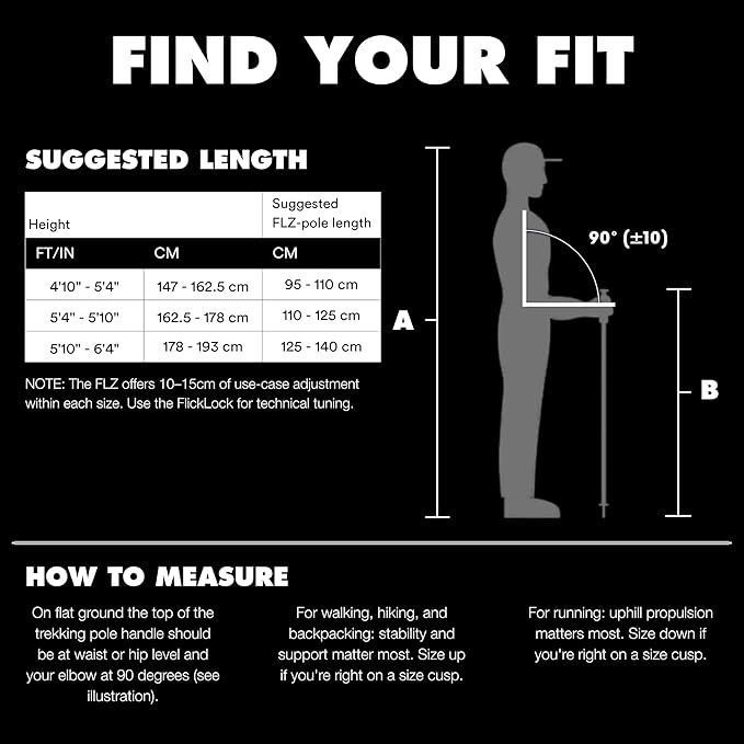 BLACK DIAMOND Distance Z Trekking Poles (Pair) | Ultralight | Foldable Z-Pole Design | Trail Running & Hiking Stability