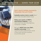 Spot Trace Satellite Tracking Device | Handheld Tracker for Hiking, Camping, Cars, Kids, Outdoor Activities, and Assets with Globalstar Network Coverage | Subscription Applicable