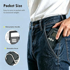 NUTRI FIT Luggage Weight Scale 110lb/50kg Hanging Luggage Scale for Suitcase with Comfortable Handle and Large Hook, Portable Fishing Scale, Backlit LCD for Travel with Measuring Tape