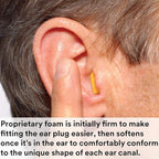 3M Ear Plugs, 200 Pairs/Box, E-A-R Classic 310-1001, Uncorded, Disposable, Foam, NRR 29, For Drilling, Grinding, Machining, Sawing, Sanding, Welding, 1 Pair/Pillow Pack