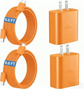 45W Super Fast Charger USB C Android Phone Type C Charger Fast Charging Block with 6.6FT Charge Cord for Samsung Galaxy S25 Ultra/S25+/S24 Ultra/S24+/S23 Ultra/S23+/S22/S21/S20/Note 10, Orange