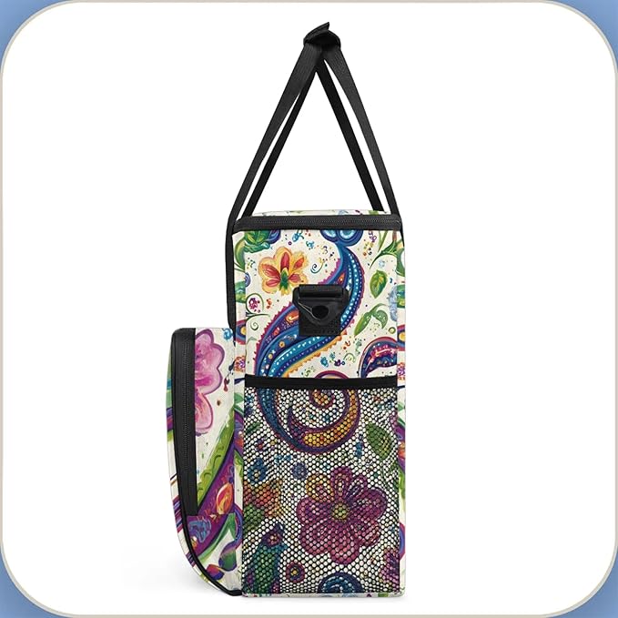 Coffee Maker Carrying Bag Travel Storage Tote Bag Compatible with Keurig K-Mini or K-Mini Plus Portable Single Serve Coffee Brewer Case with Pockets for K-Cup Pods (Bag Only)