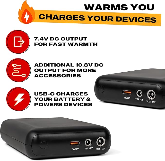 Weston Jacket Battery 7.4V 15,000 mAH