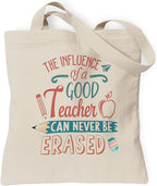 Aesthetic Canvas Tote Bag, Cute Reusable Bags for Women with Inner Pocket