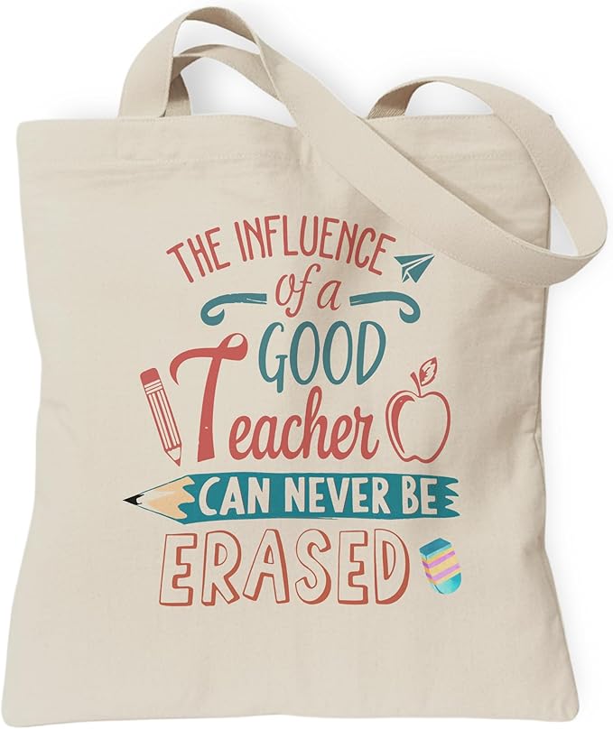 Aesthetic Canvas Tote Bag, Cute Reusable Bags for Women with Inner Pocket
