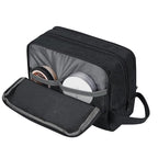 Toiletry Bag for Men Hanging Dopp Kit Water Resistant Shaving Bag Small Toiletry Bag for Traveling (Denim Pure Black)