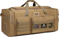 130L Extra Large Duffle Bag for Men, Heavy Duty Duffle Bag for Travel, Large Sports Gym Equipment Bag for Hockey Football Soccer Baseball Basketball & Team training, 130L, Brown