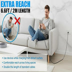 10-Pack USB Type-C Cables [6.6ft | 3A Fast Charge | Braided] – USB-A to USB-C Charger Cord, Compatible with iPhone 15/16/17, Galaxy S25/S24/S23/Z Flip Note20, Pixel 8/7/6, iPad Mini, PS5 – Value Set