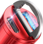AINOPE USB C Car Charger Adapter, PD36W & QC36W Fast Charging, Mini & All Metal, Compatible with iPhone 15/14 Pro Max/13 & Samsung Smartphones, Red Kits