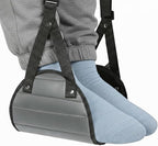 Adjustable Foldable Foot Hammock with Storage Bag, for Aircraft, Car, Home and Travel Scenarios