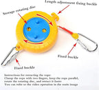 Travel Clothesline, 26 Feet Portable Clothesline,Clothes Line Outdoors,Travel Hotel Camping 、Cruise Ship、 Backyard 、Outdoor/Indoor,Fv Clothesline,with Windproof Hanging Hole(1 Piece)