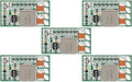 DROK 5v Regulator, 5pcs Mini Voltage Reducer DC 4.5-24V 12V 24V Step Down to 5V Buck Converter Board 3A Volt Step-Down Transformer Power Supply Module