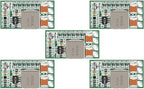 DROK 5v Regulator, 5pcs Mini Voltage Reducer DC 4.5-24V 12V 24V Step Down to 5V Buck Converter Board 3A Volt Step-Down Transformer Power Supply Module