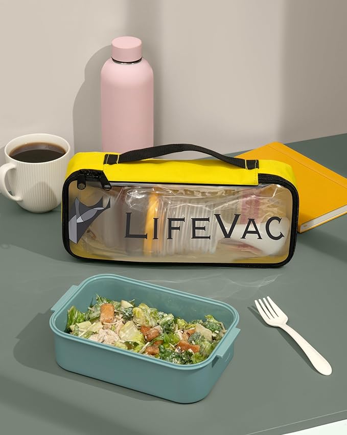 LifeVac Yellow Travel Kit - Portable Suction Rescue Device, First Aid Kit for Kids and Adults, Portable Airway Suction Device for Children and Adults