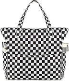 Bluboon Waterproof Beach Tote Pool Bags for Women Ladies Extra Large Carry On Bag With Wet Compartment for Weekender Travel