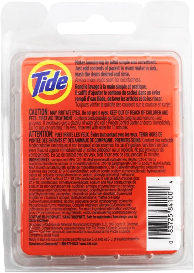 Tide Sink Packs Laundry Detergent Does 3 Loads (3 packs of 3)