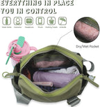 Mini Gym Bag for Women Mini Duffle Bag with Wet Compartment Waterproof, small gym bag for women, Cute Gym Tote Bag (Green)