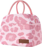 douyadady Lunch Bag Women/Men Lunch Box Women/Men (pink leopard)