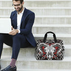 Devil Skull Baphomet Satanic Pentagram Laptop Case 15.6 inch Computer Bag Waterproof Laptop Briefcase Laptop Bag for Women & Men
