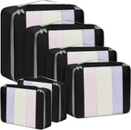 BAGAIL 6 Set/8 Set/10 Set Packing Cubes Various Sizes Packing Organizer for Travel Accessories Luggage Carry On Suitcase