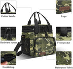 MIYCOO Lunch Bag & Lunch Box for Men Women, Double Deck Leakproof Insulated Soft Large Adult Camping Cooler bag for Work, Beach, Picnic, Travel (Camouflage, 15L)