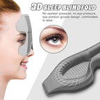 3D Advanced Eye Mask for Sleeping，Ultra Delicate Soft Skin Friendly Eye mask，100% Blackout Sleep Eye Mask for Sleep, Eyelash Extension Sleep mask