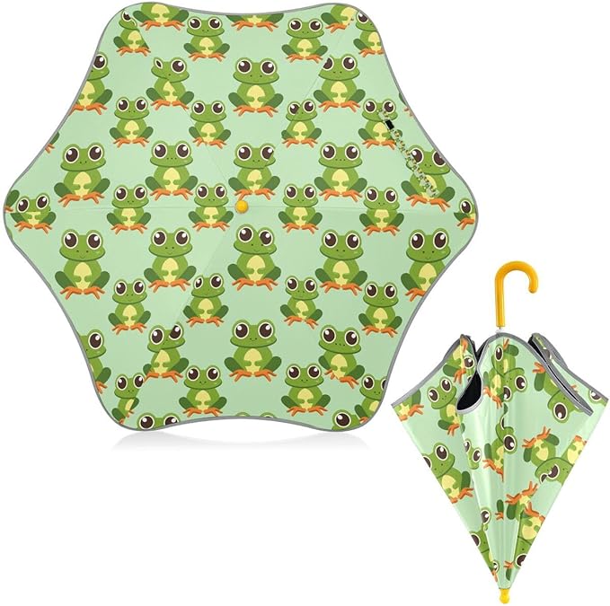 ALAZA Kids Umbrella Stick Umbrellas Cute Umbrella for Boys Girls Toddler UV/Sun Rain Windproof