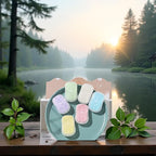 5 Boxes Blue Portable Soaps Sheets, Mini Portable Travel Soap Paper Sheets Disposable Water Soluble Hand Washing Bath Scented Paper Soap Camping Soap and Shampoo for Outdoor,Outdoor Recreation